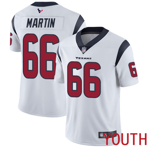Houston Texans Limited White Youth Nick Martin Road Jersey NFL Football #66 Vapor Untouchable